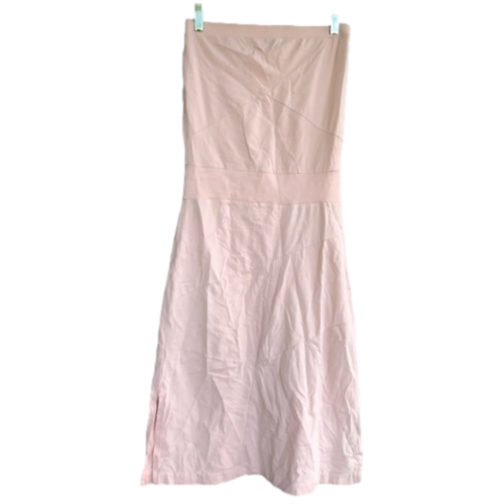 Stussy Soft Pink Strapless MIDI Dress